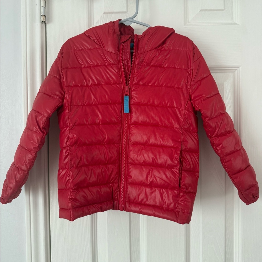 Red Primary Kids Puffer Jacket